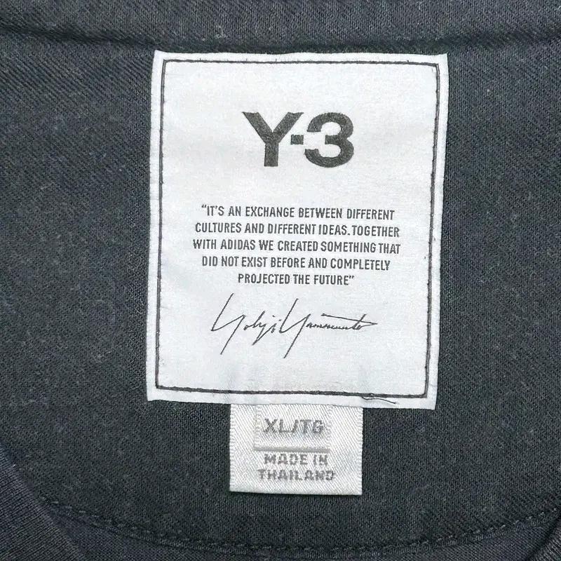 아디다스 X Y-3 로고 티셔츠 블랙티 XL 7