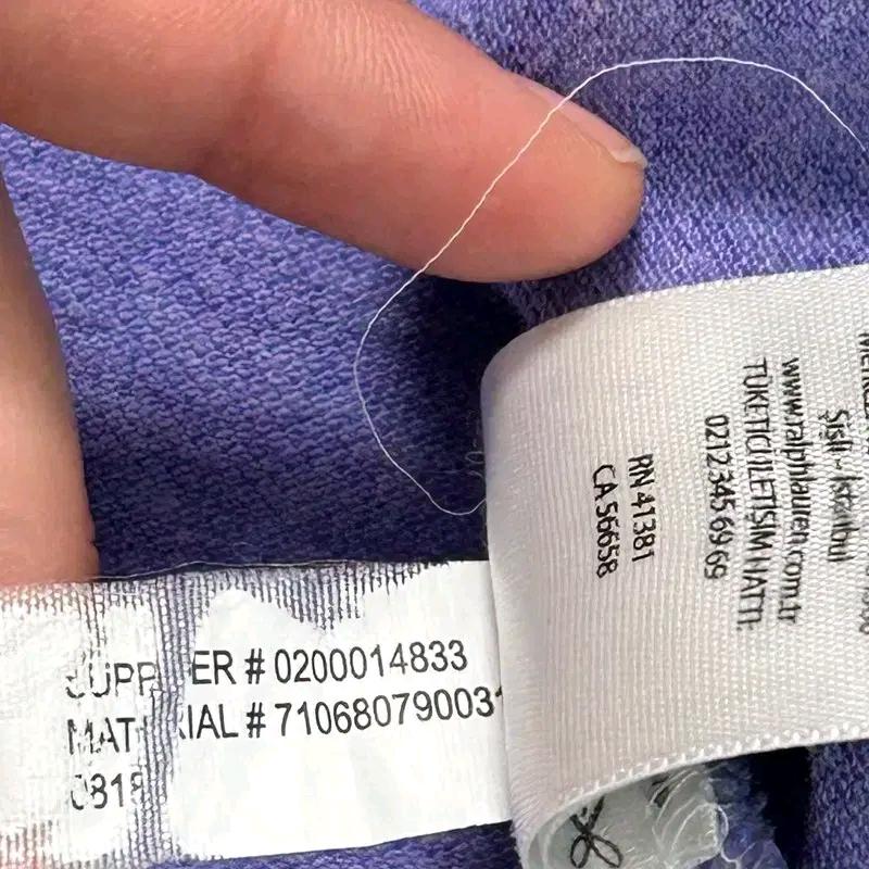 RALPH LAUREN pk 롱슬리브 티셔츠 퍼플 L 8