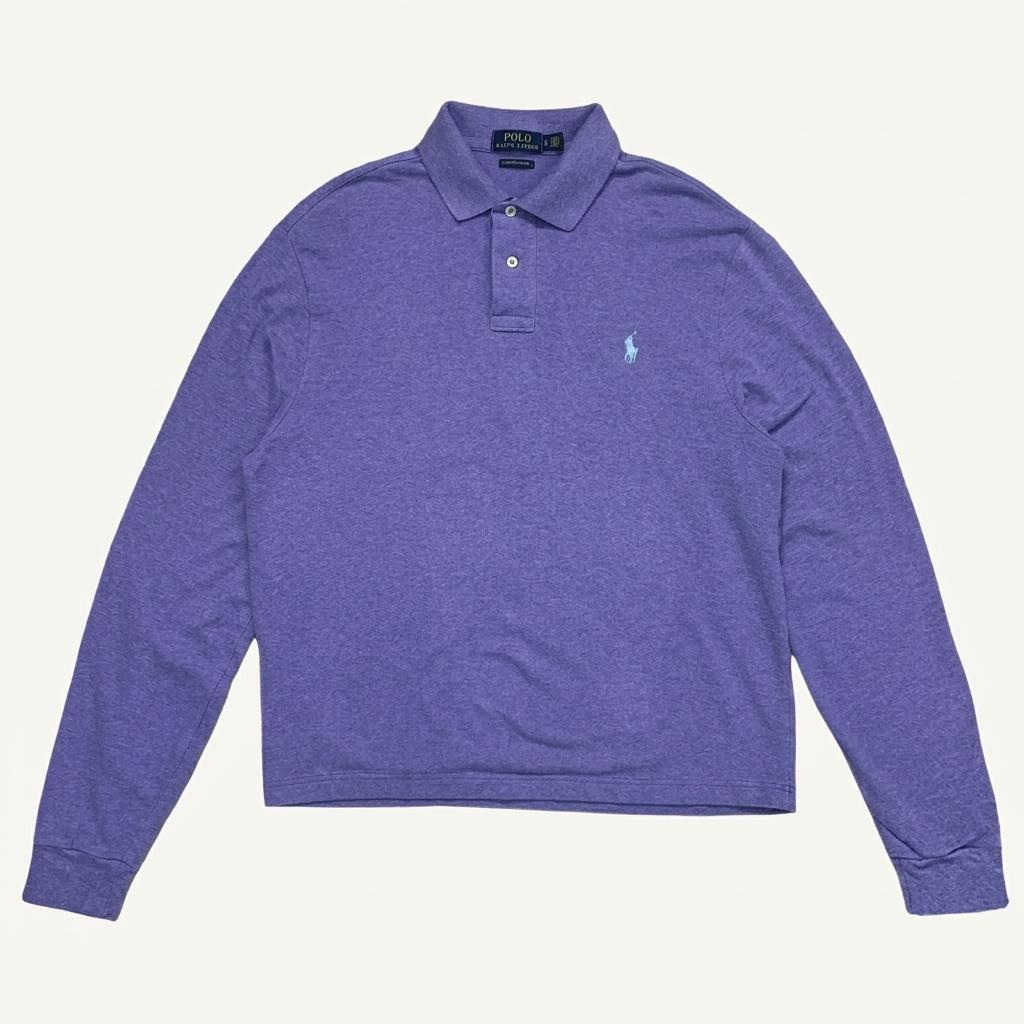 RALPH LAUREN pk 롱슬리브 티셔츠 퍼플 L 1