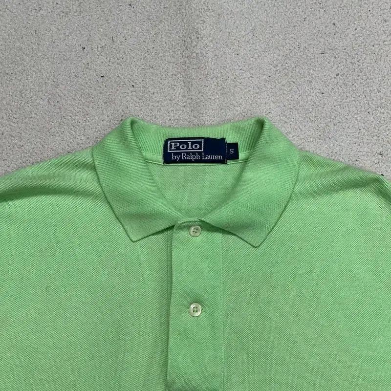 POLO RALPH LAUREN 반팔 카라티 라임 S 6