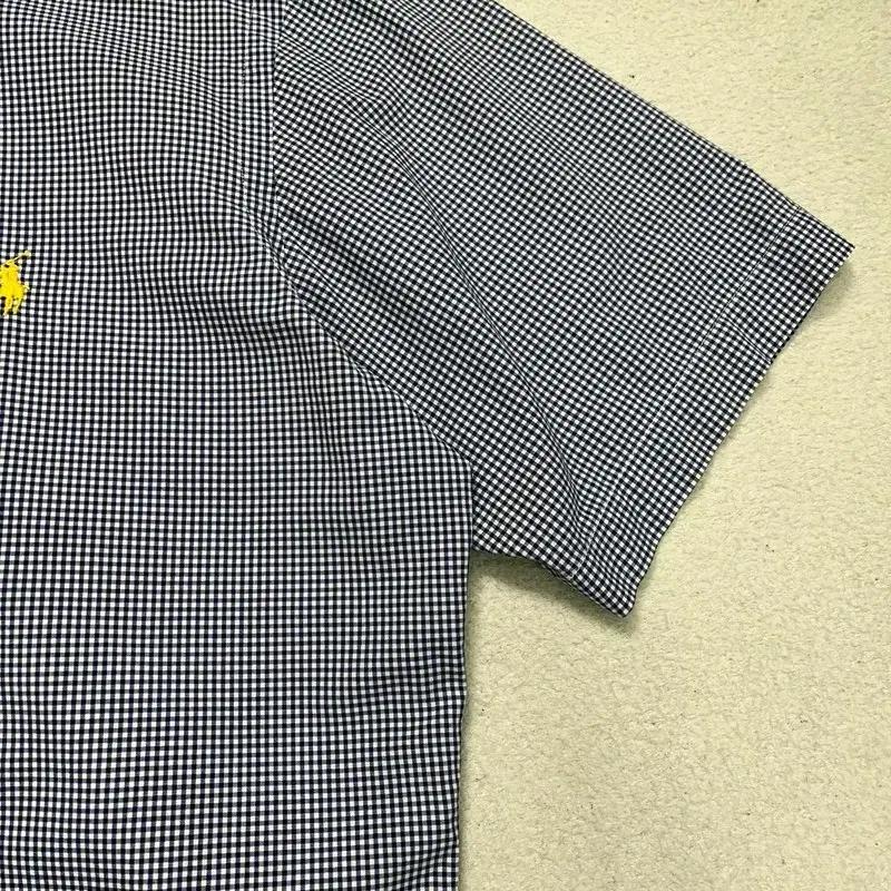 POLO RALPH LAUREN 체크 반팔 셔츠 M 5