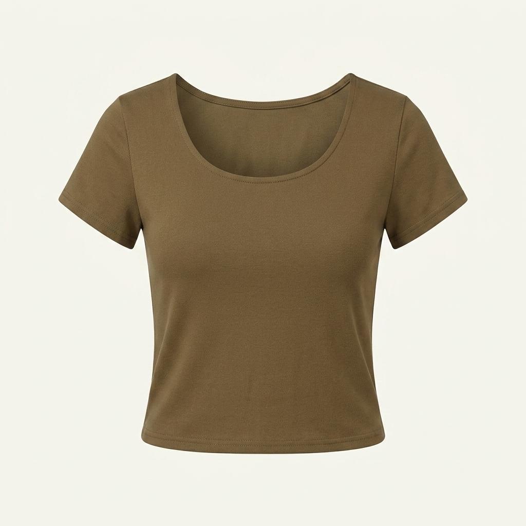 르누아조  크롭 반팔 1