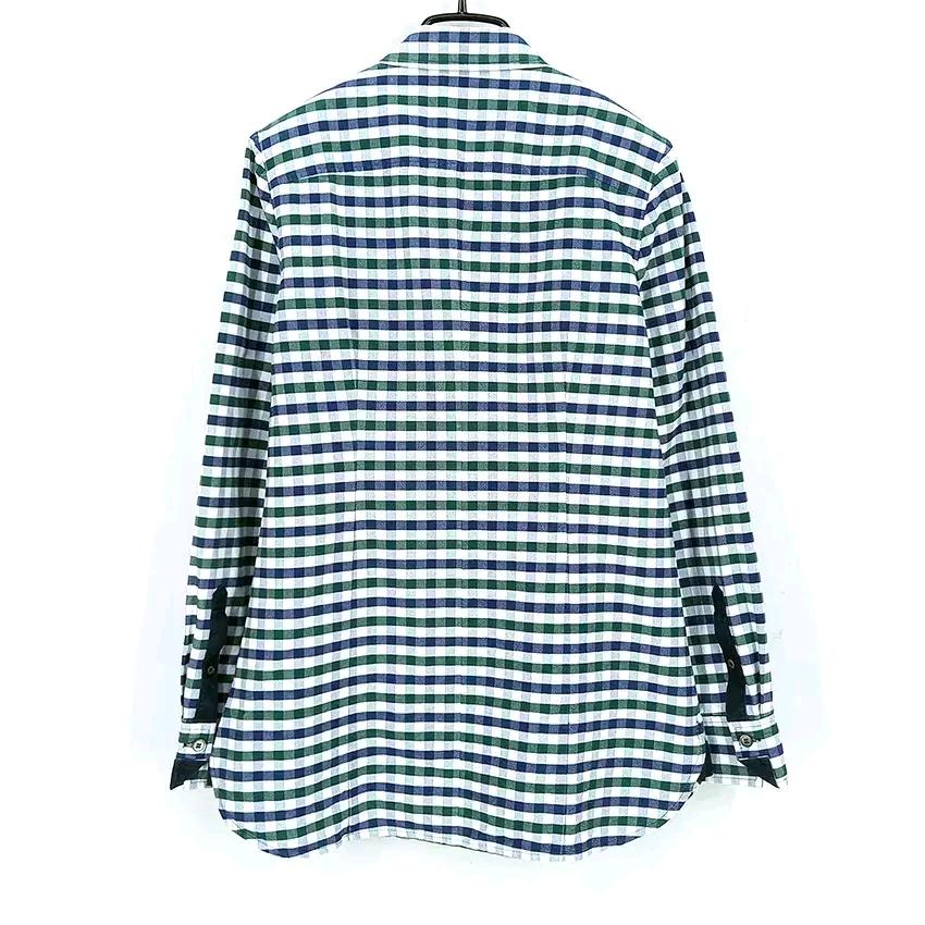 키이스 여성 춘추 체크 긴팔셔츠 블루82 (HU44359) 3