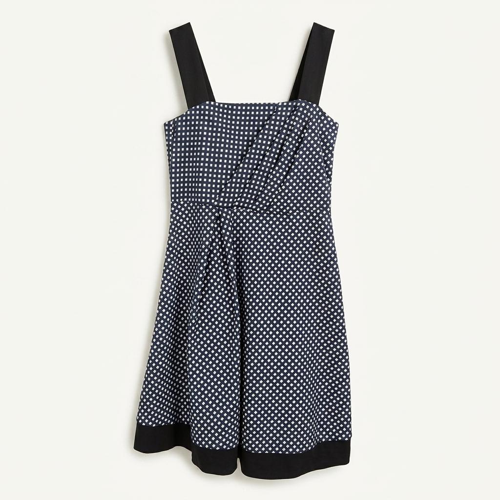 레니본 여 춘하 옆지퍼 홑겹 민소매원피스 네이비85  44390 1