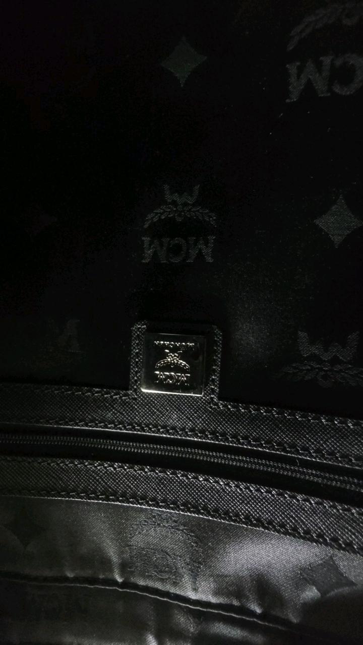MCM 블랙 사피아노 토트백 3