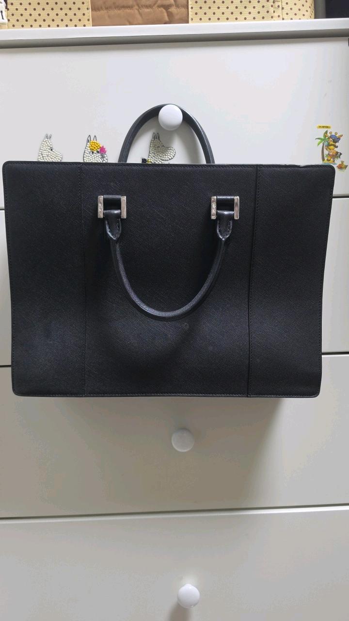 MCM 블랙 사피아노 토트백 5
