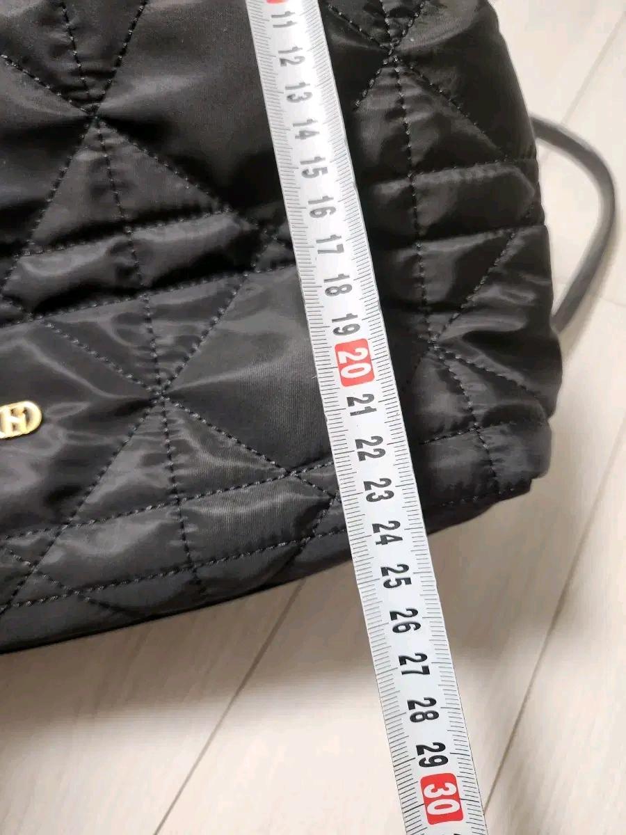 헤지스 핸드백 HIBA4E556BK 블랙 퀼팅 나일론 체인숄더백나일론 5