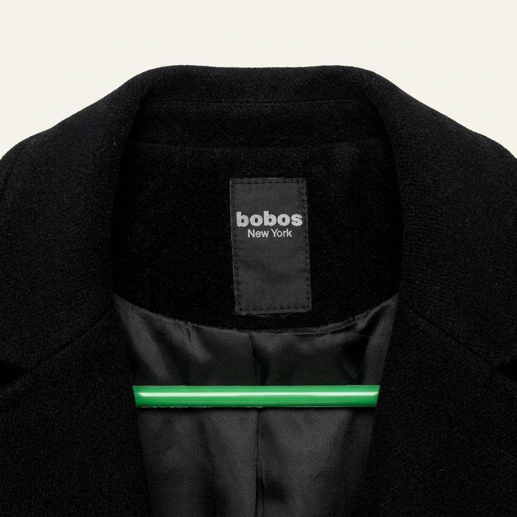 [bobos] 보보스 뉴욕 싱글 버튼 울 코트 블랙 1