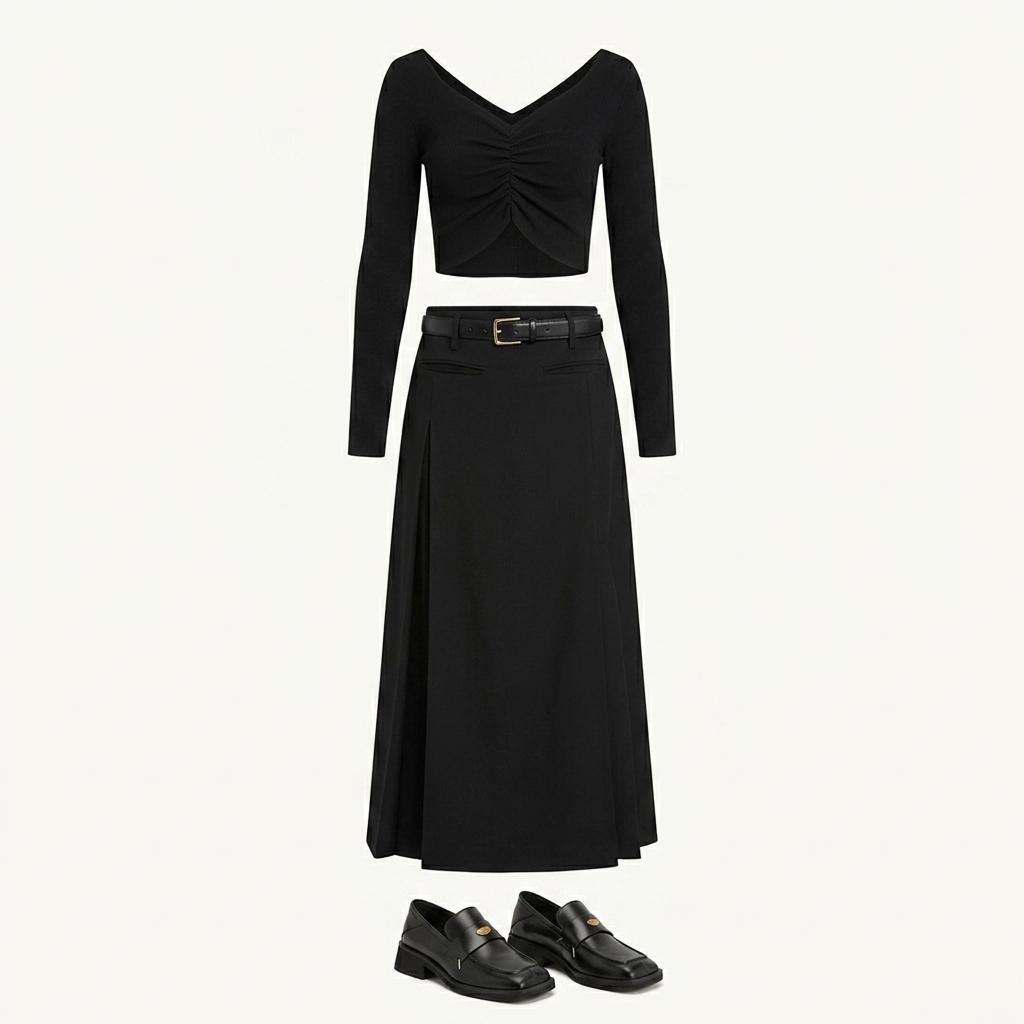 (와이와이아이엠) YY_Front pocket high waist skirt 1