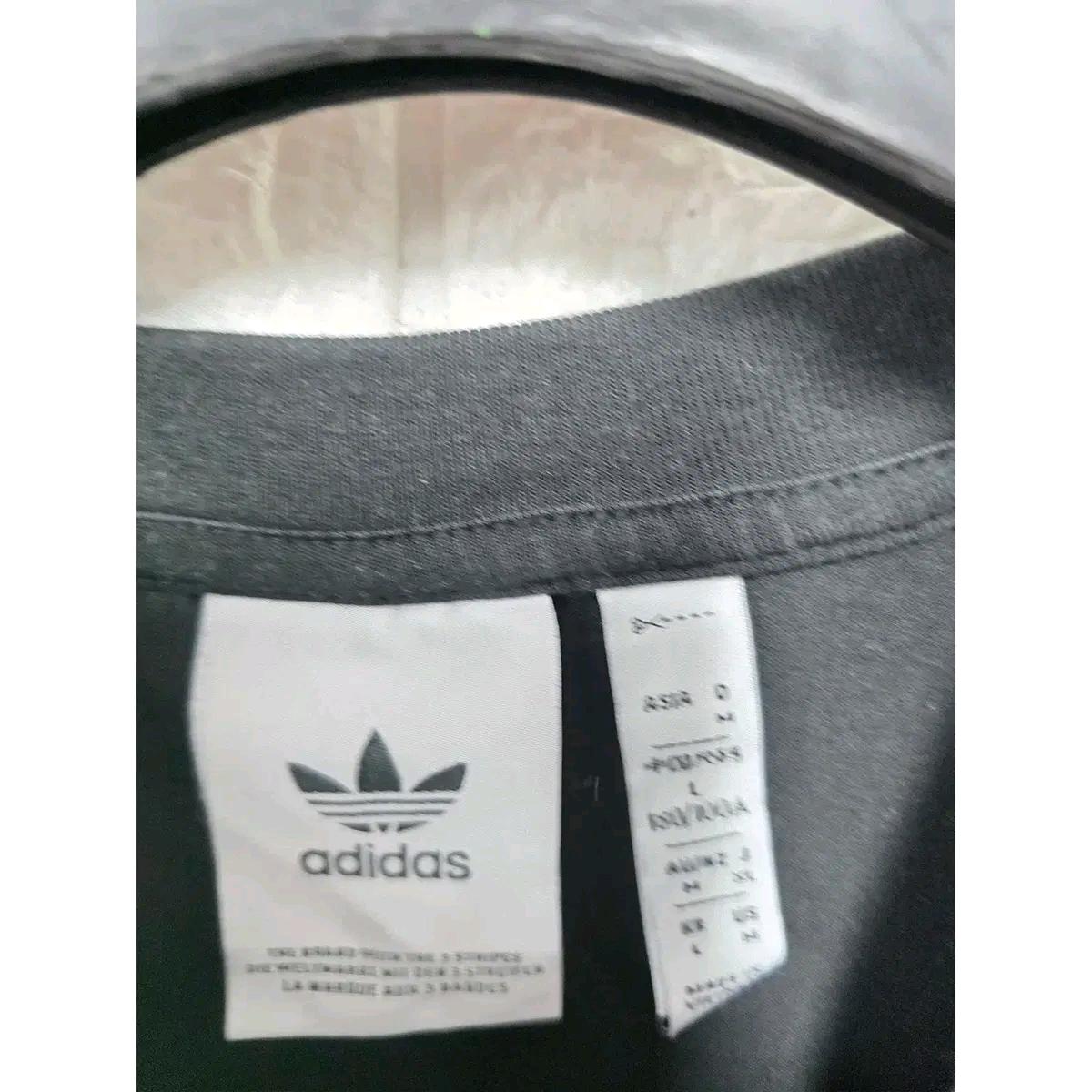 L 아디다스 블랙 반팔 티 D649 3