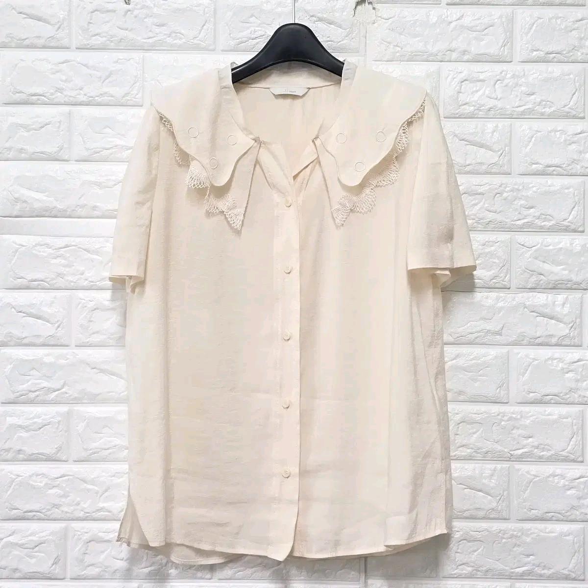 M 지고트 아이보리 블라우스 D657 2