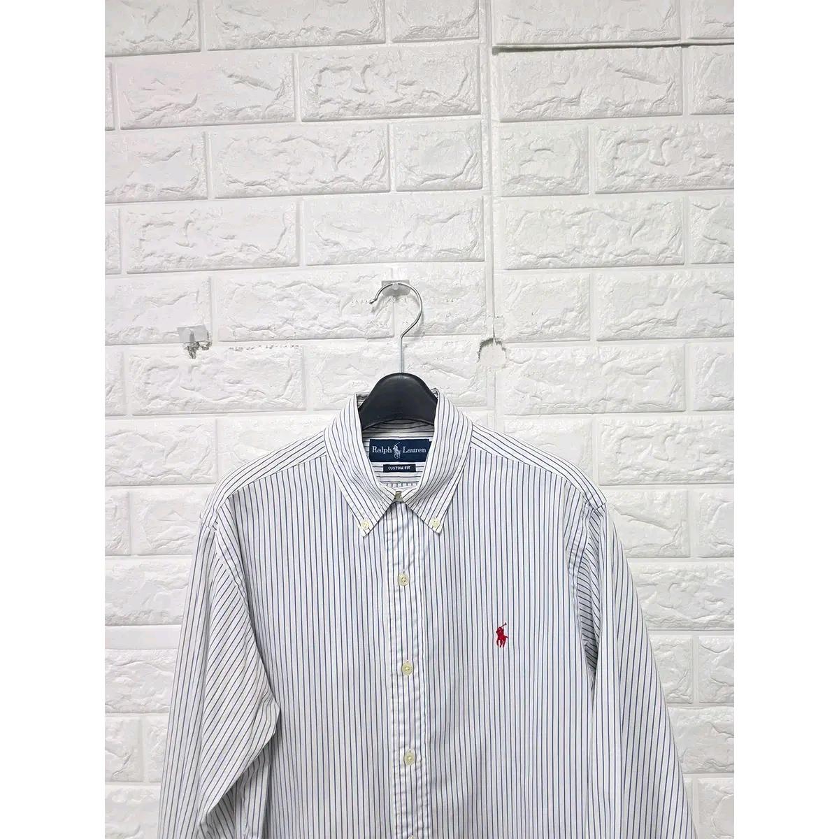 L 폴로랄프로렌 스트라이프 셔츠 D674 6