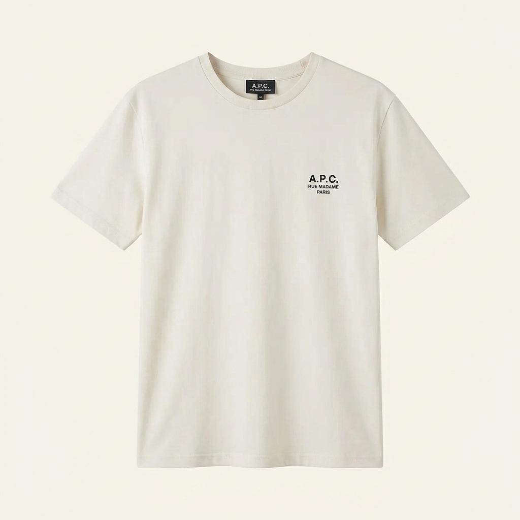 L 아페쎄 APC 화이트 반팔 티 D705 1