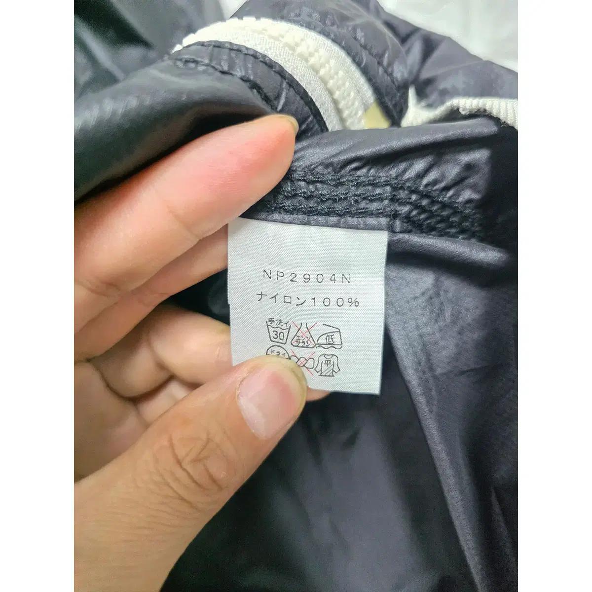L 노스페이스 퍼플라벨 블랙 바람막이 D714 4