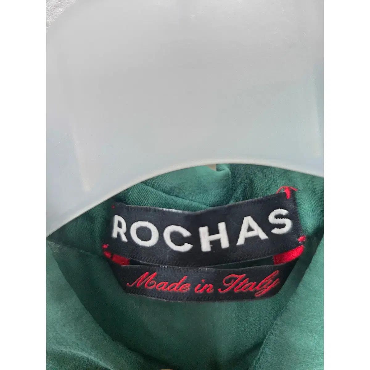 L 한섬 로샤스 ROCHAS 그린 블라우스 D720 3