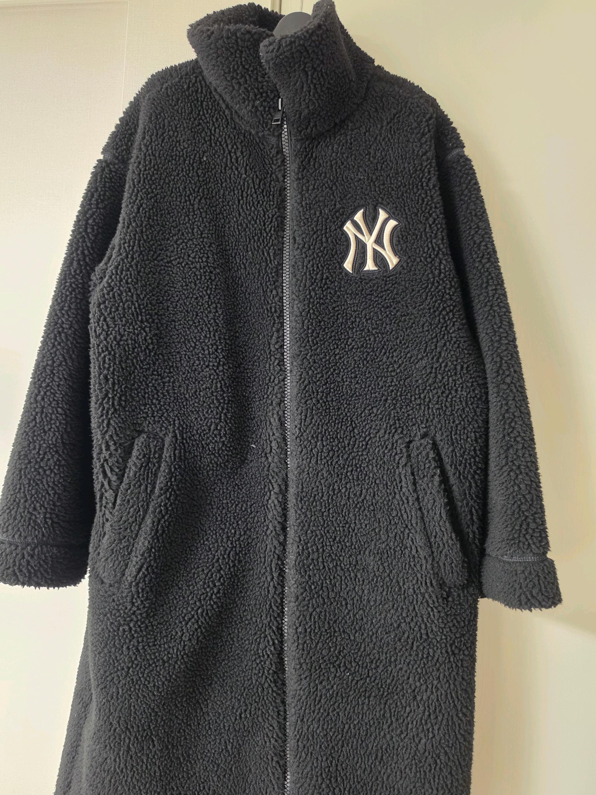 MLB NY양키스 롱 후리스 플리스 점퍼 코트 4