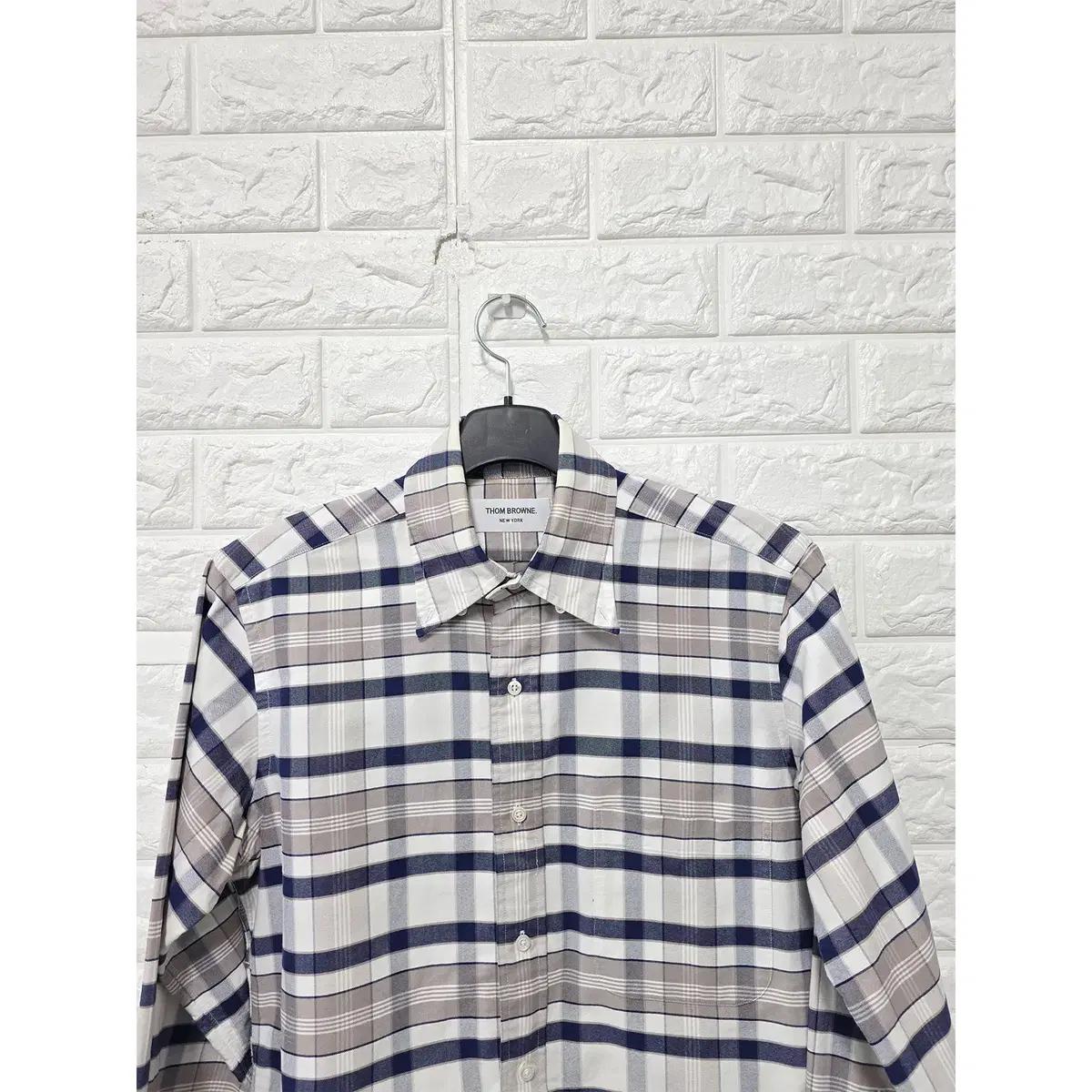 L 톰브라운 체크무늬 셔츠 a994 3