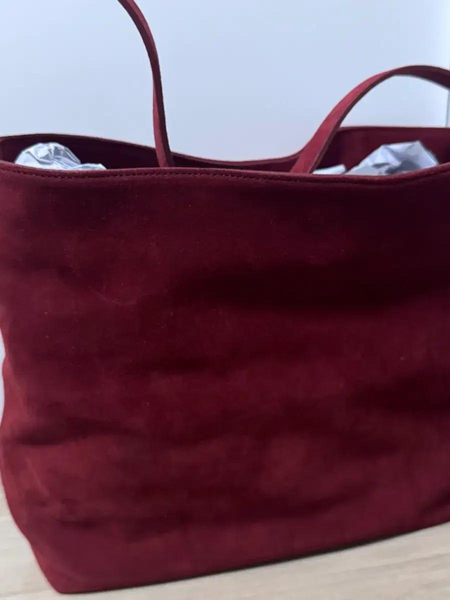 르베인 Annus Hobo Bag 레드 (리얼 스웨이드) 4