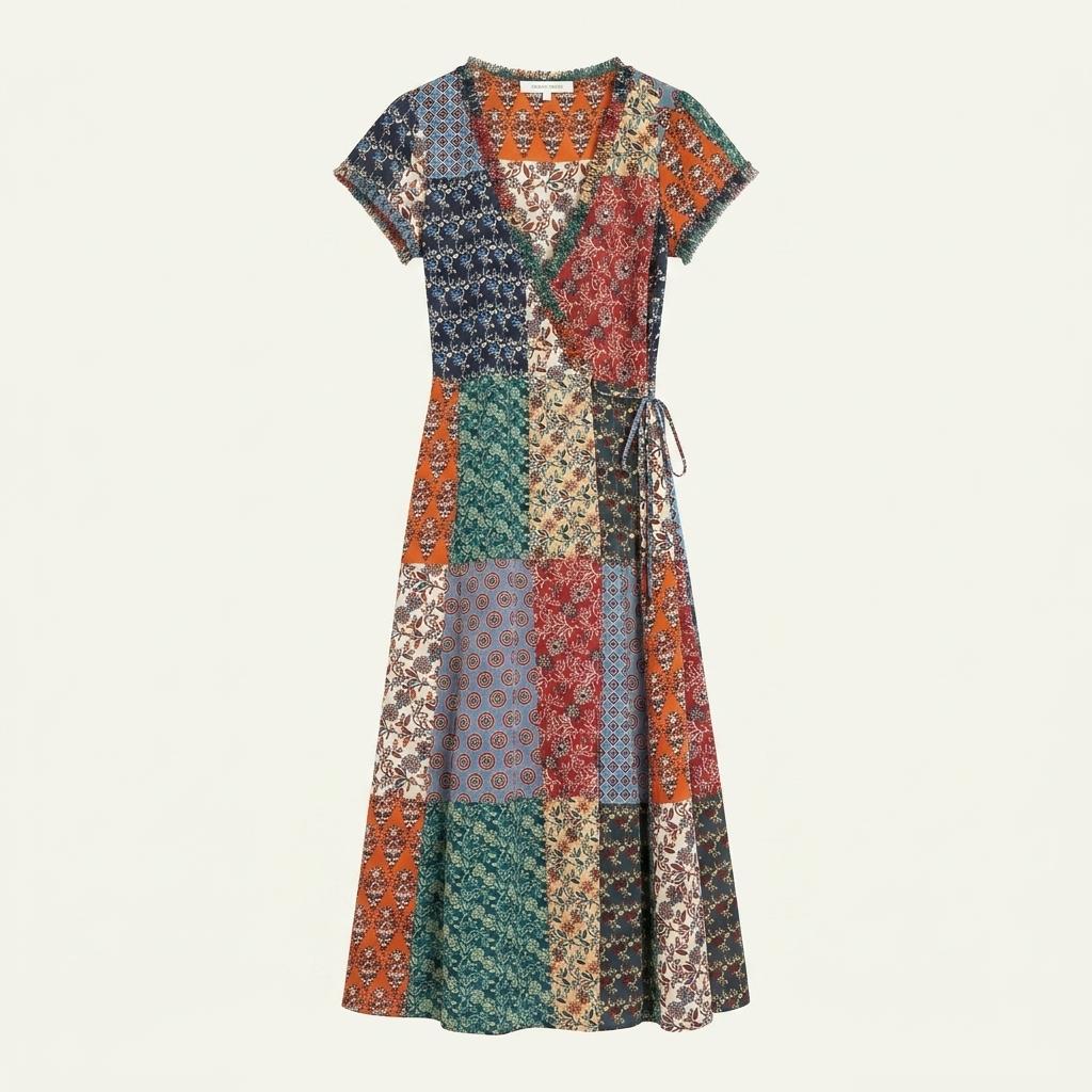 제라르 다렐(Gerard Darel) 에스닉 패치워크 롱 원피스 1