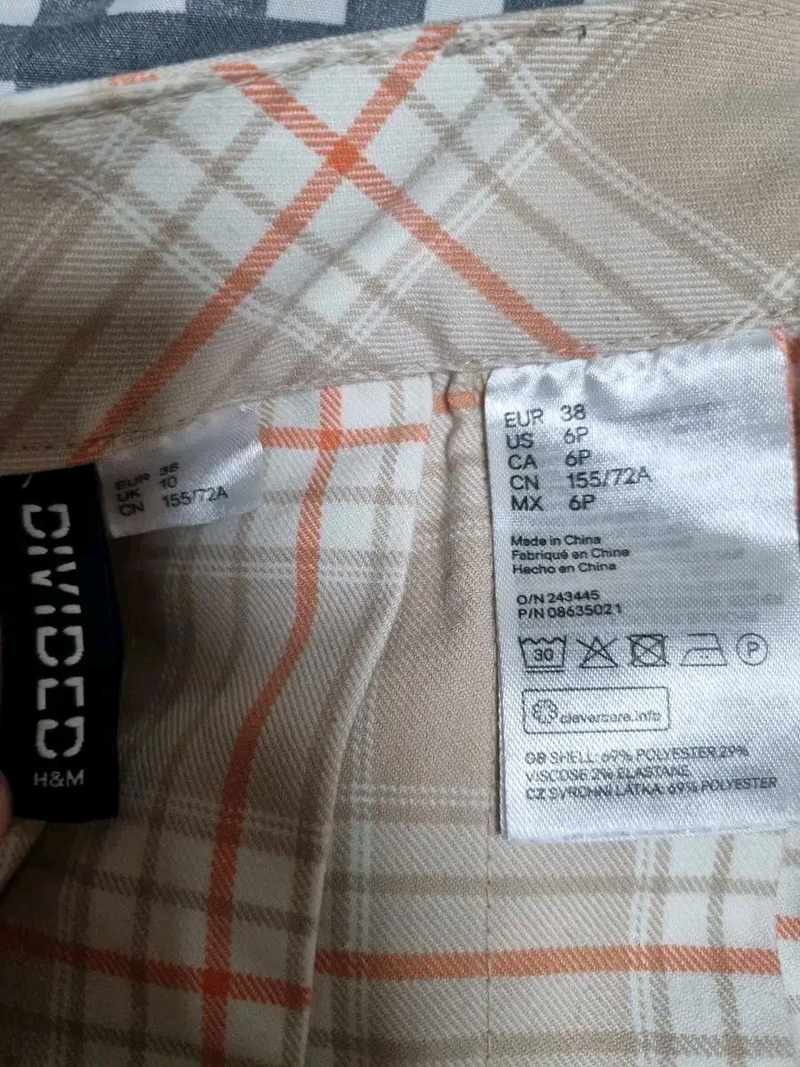 S20 H&M 체크테니스치마66 6