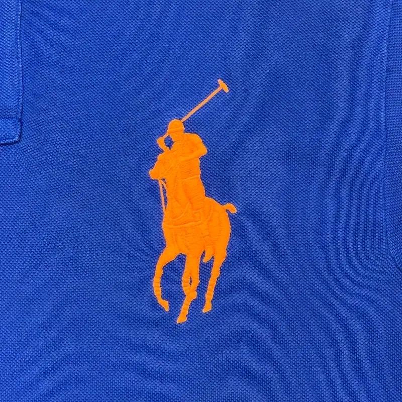 POLO RALPH LAUREN 빅포니 반팔 카라티 블루  XL 3