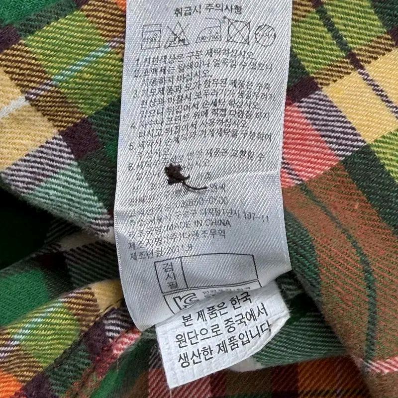 리바이스 플란넬 체크셔츠 165 8
