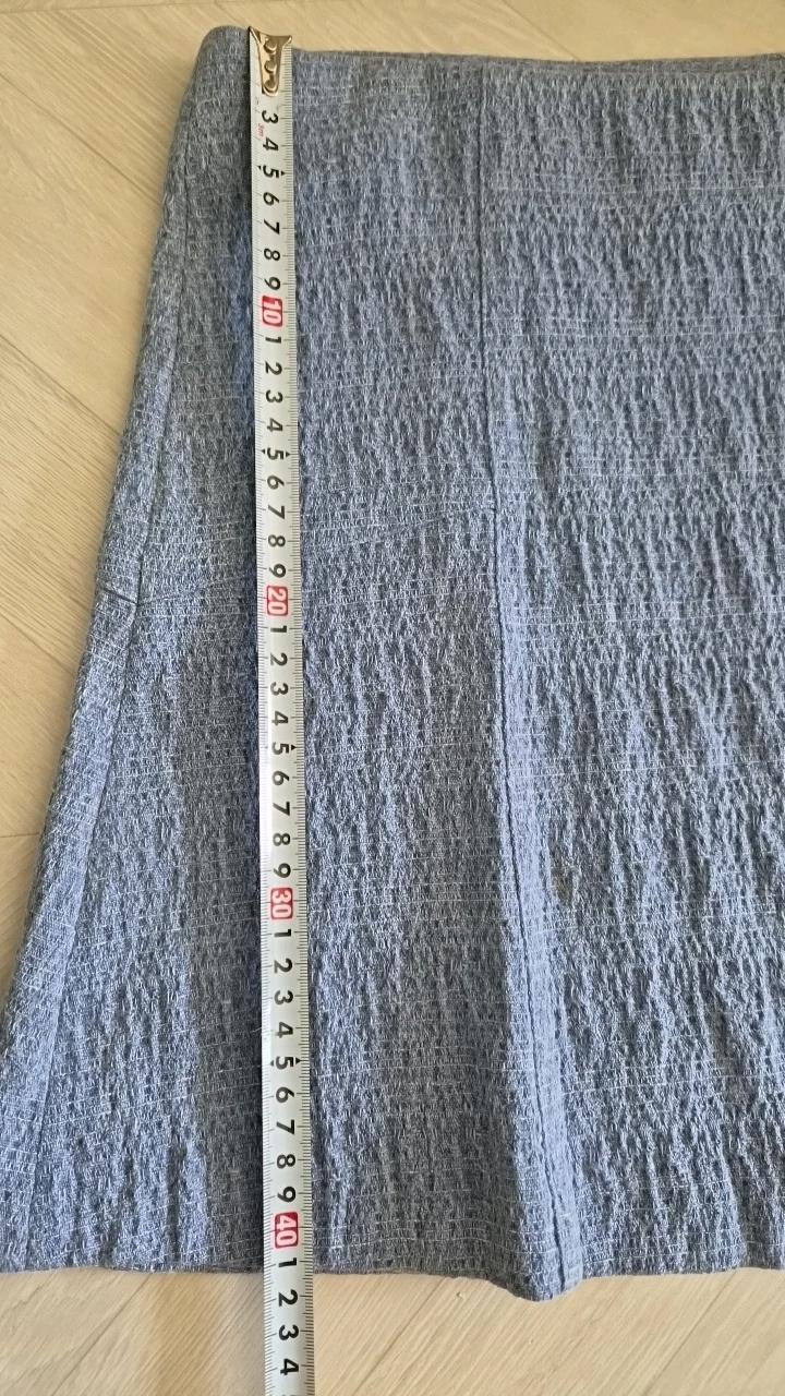 [55] 비키 질감 디테일 미니스커트 블루  4