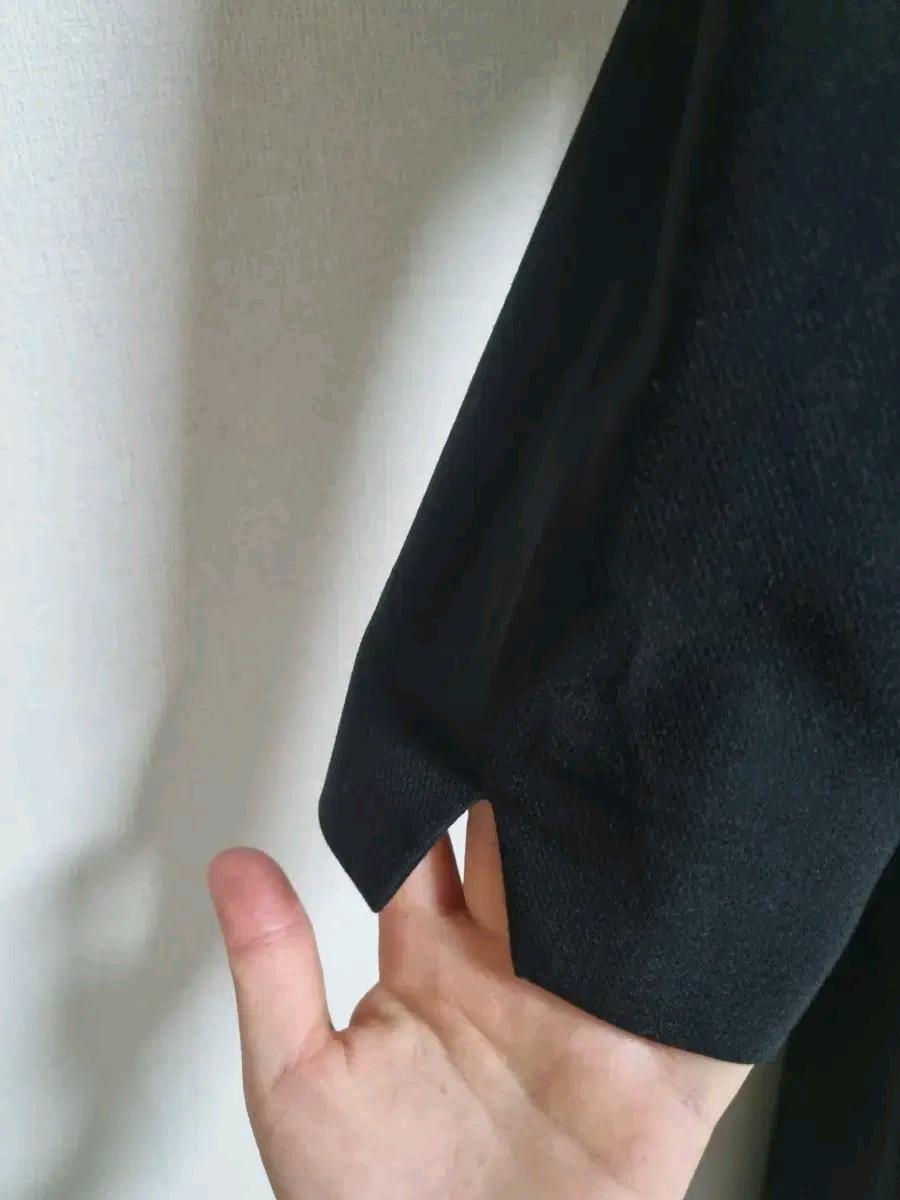 L338 블랙 스퀘어넥 H라인 원피스 8