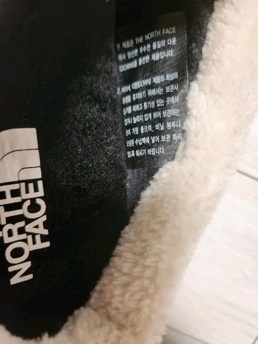 새상품) 노스페이스 뮬 슬리퍼 사이즈250슬리퍼/방한/털/색상: 와인 3
