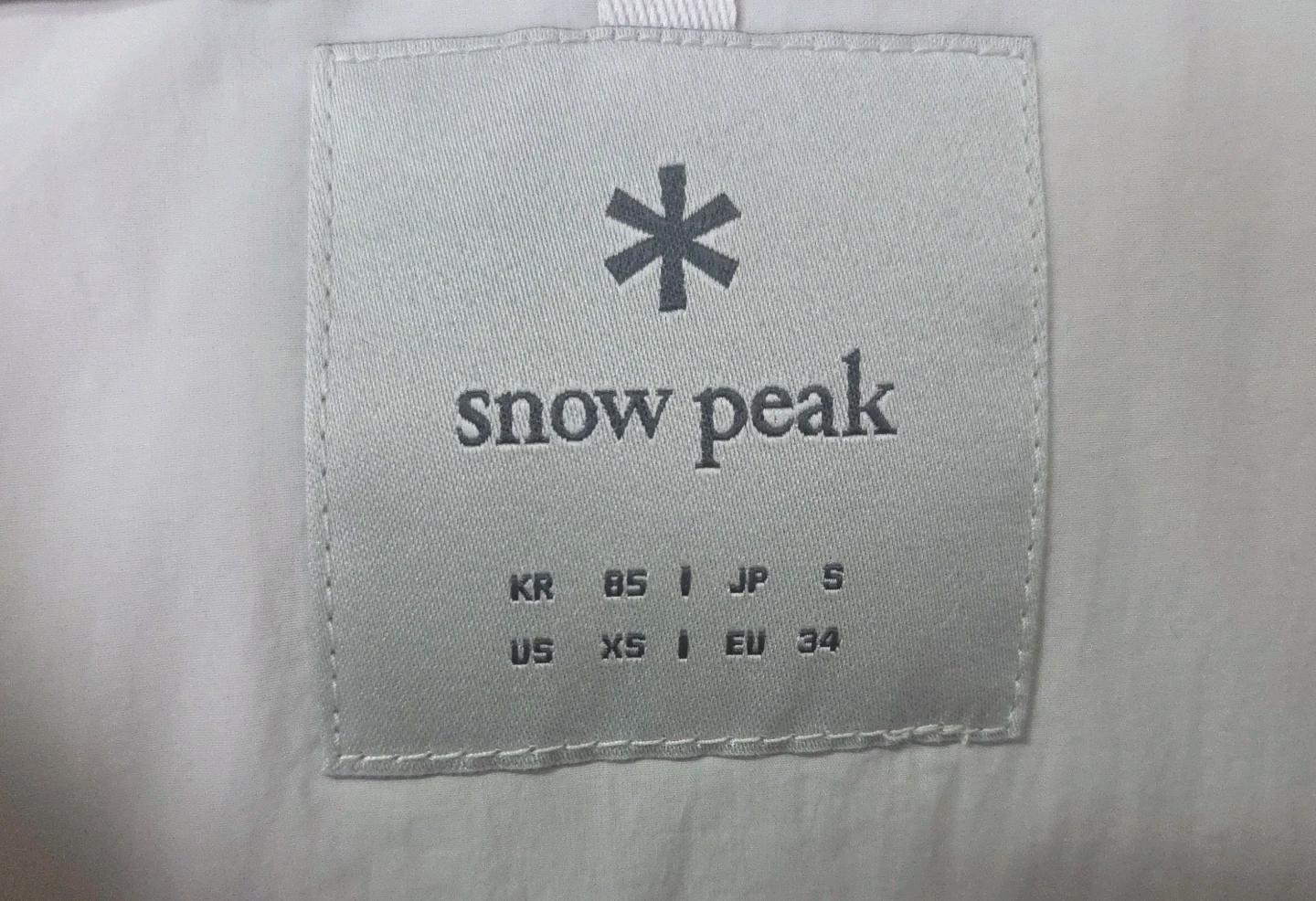 스노우피크 어패럴 여성 반팔 후드 경량다운 5