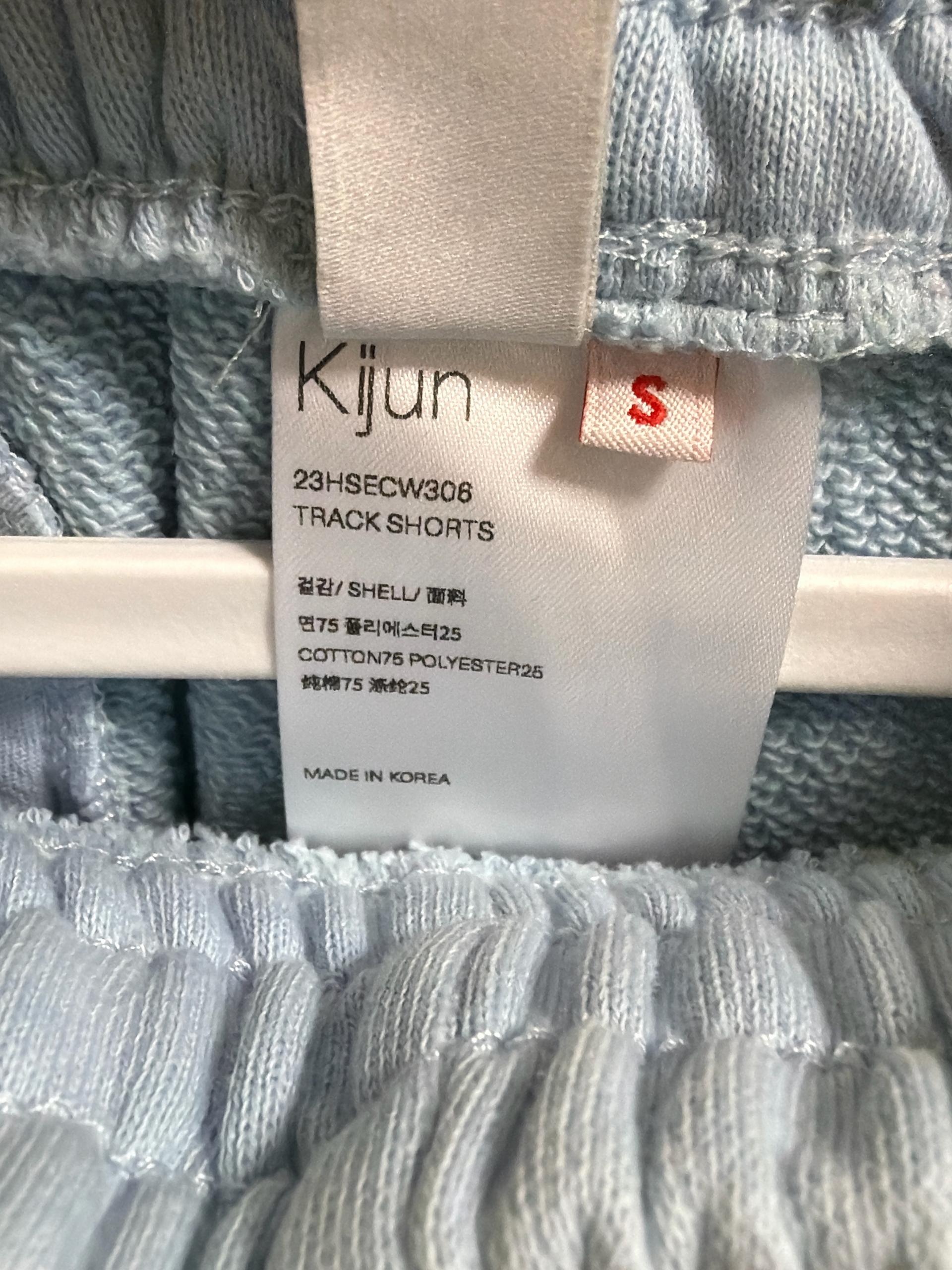 [기준] Kijun 스카이블루 트랙 쇼츠 반바지 s 5