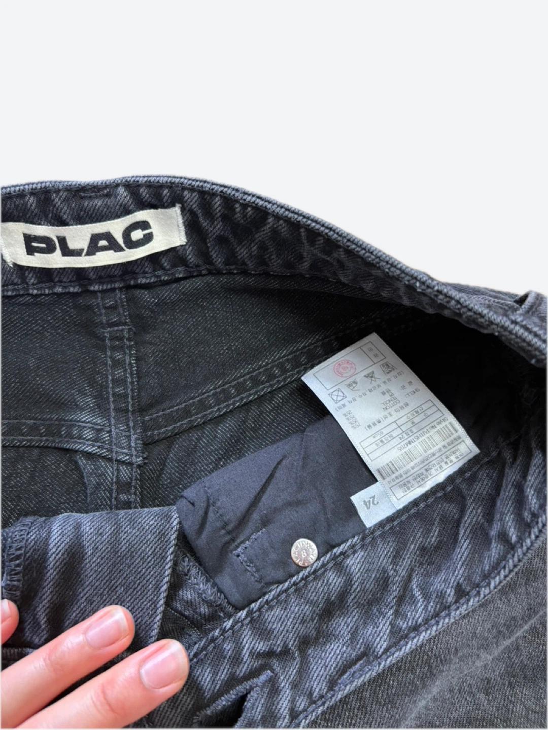 PLAC JEANS 블랙 데님 팬츠 24 3