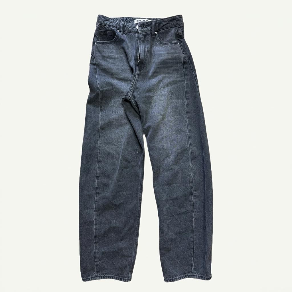 PLAC JEANS 블랙 데님 팬츠 24