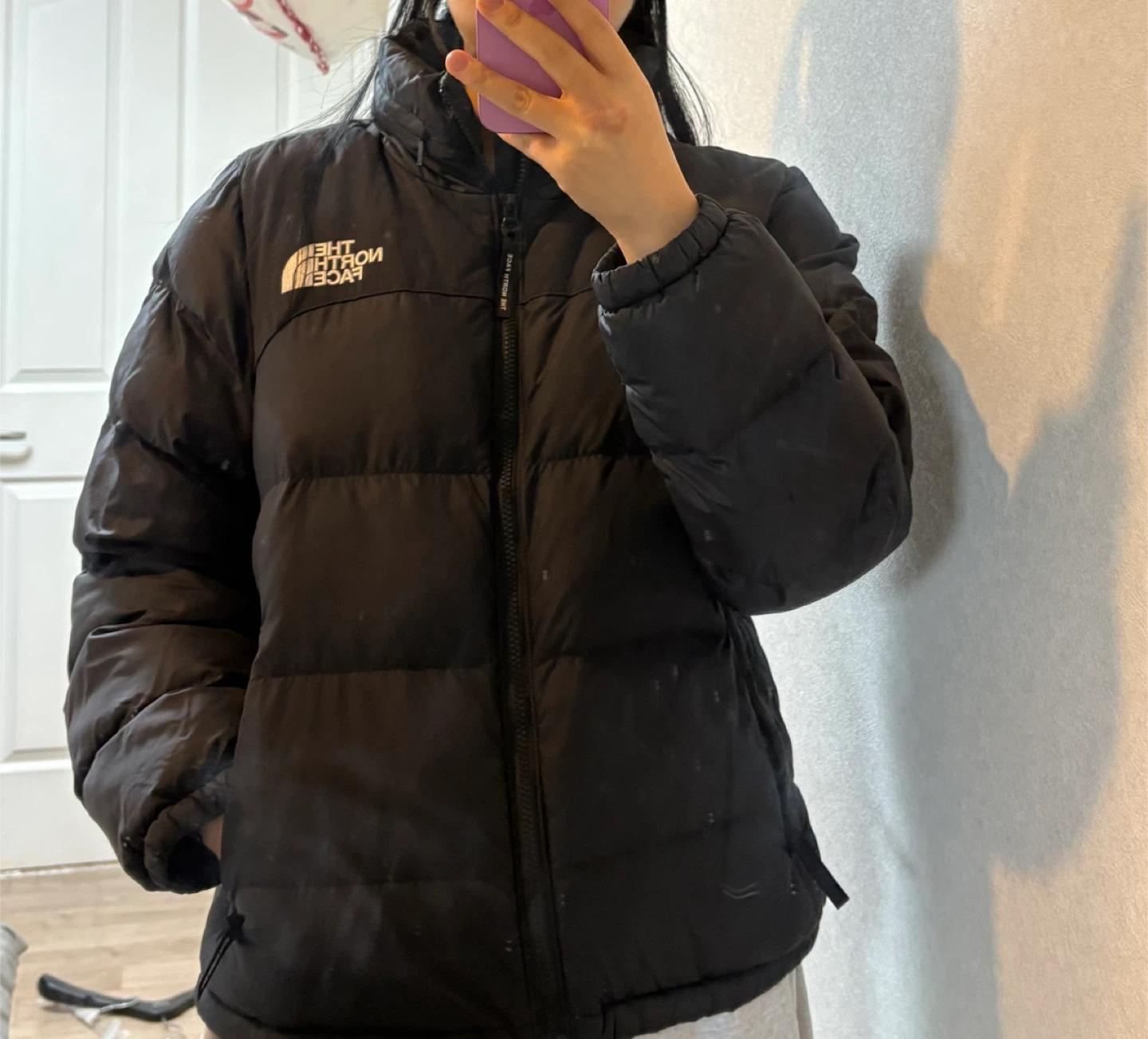 노스페이스 블랙 패딩 L/95 5