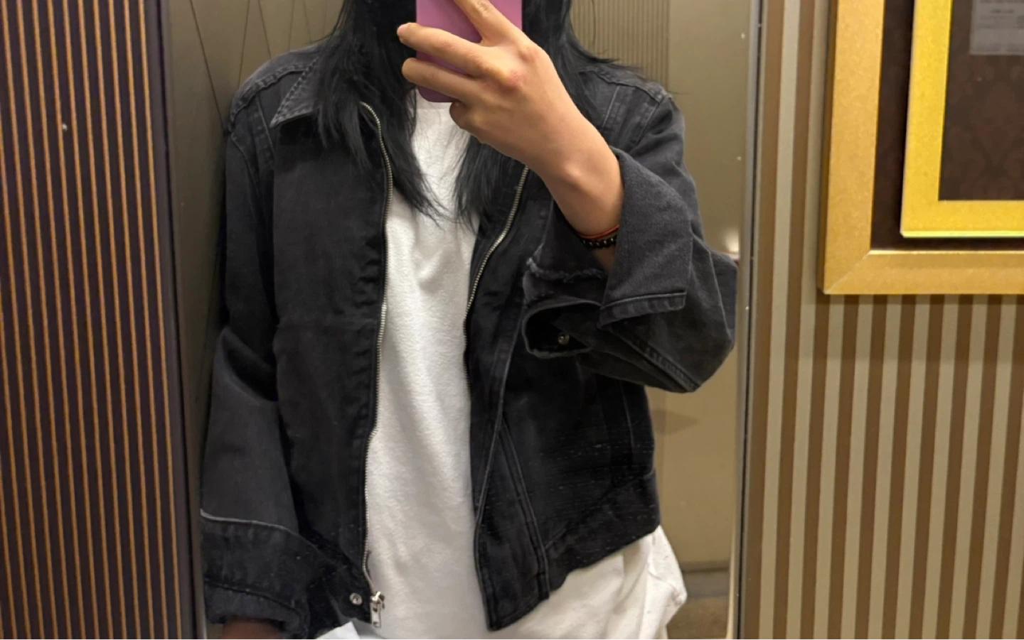 자라 데님 봄버 자켓 3