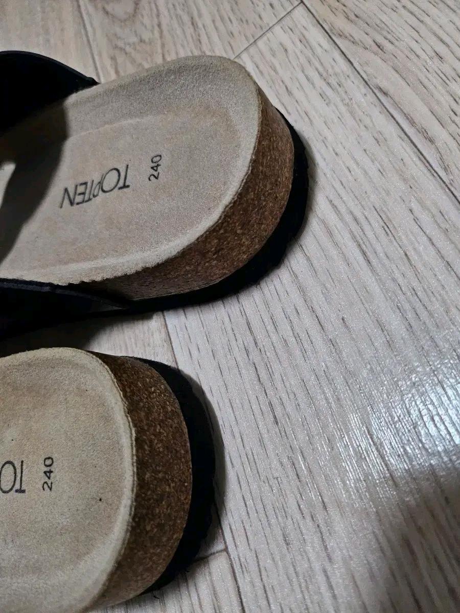 TOPTEN 블랙  여성 샌들 240  미사용 4