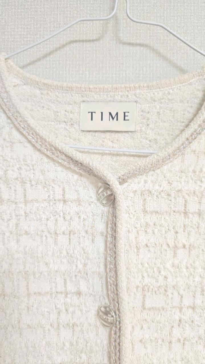 TIME 타임 트위드 재킷 4