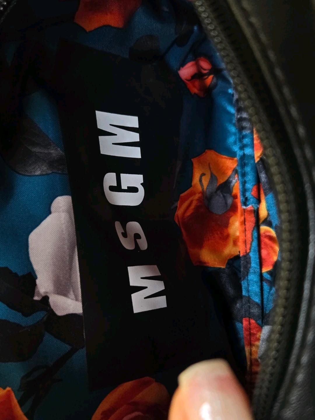 MSGM 로고 2웨이 크로스백 블랙 미사용 보관만 3