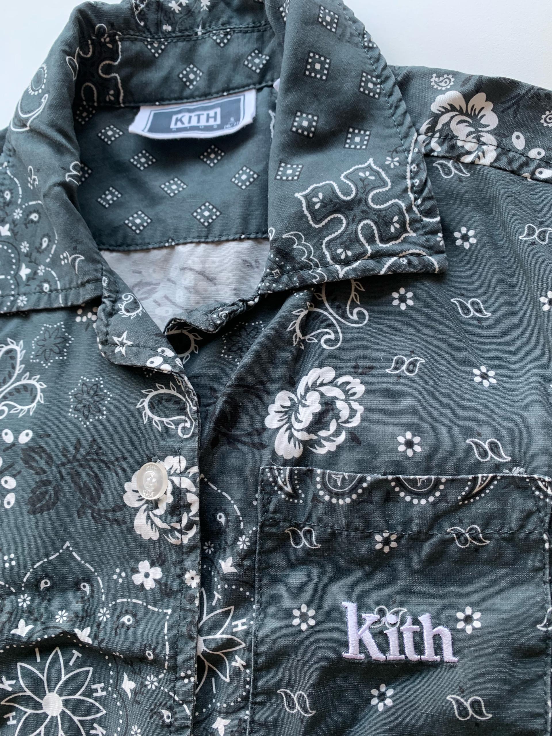 KITH 키즈 페이즐리 반팔 원피스 S (6-7y) 4
