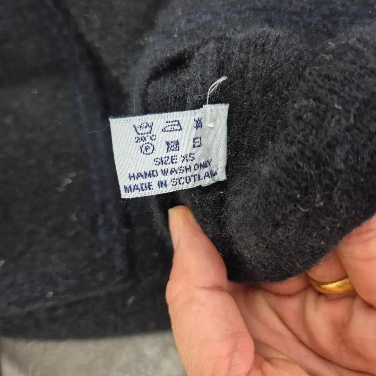 BARRIE 카고 팬츠 블랙 털바지 6
