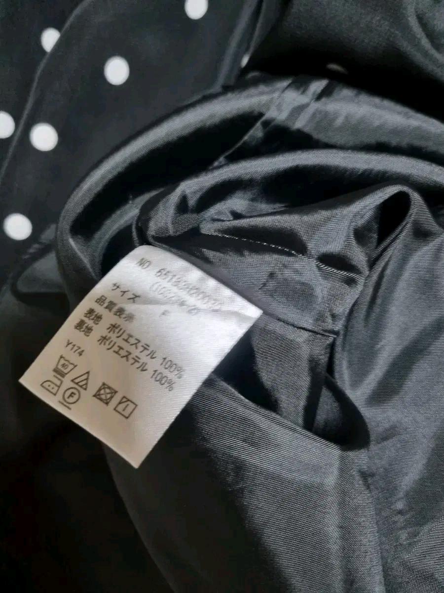 L267 블랙 물방울무늬 반팔 롱 원피스 6