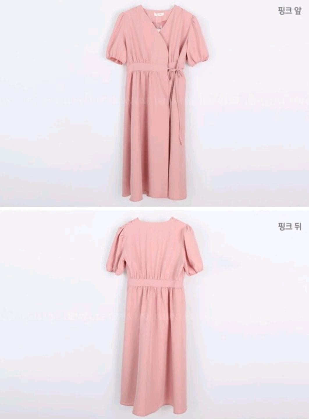 L212  반팔 랩 롱원피스 4