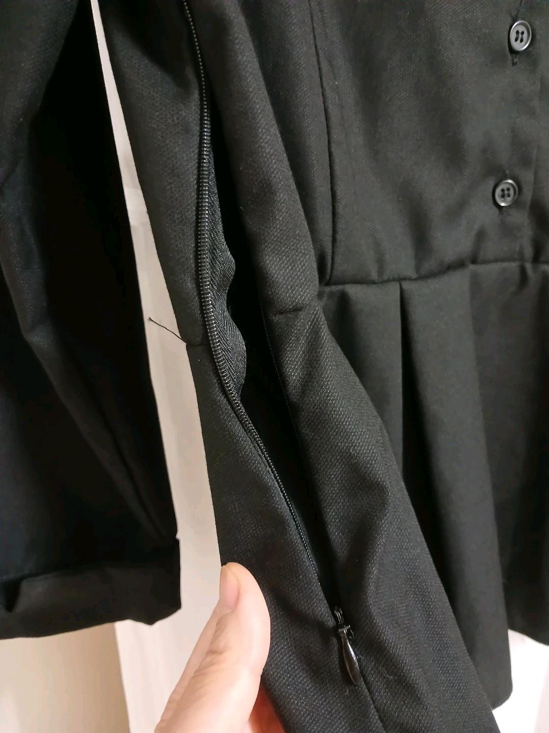 러블리 블랙 페플럼 블라우스  새상품 7