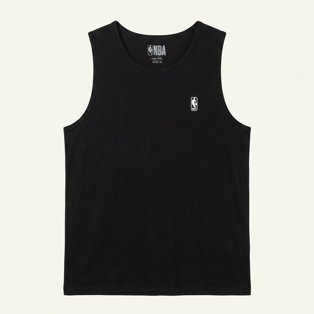 남0008272 NBA 로고 블랙 민소매 티셔츠 XXL 1
