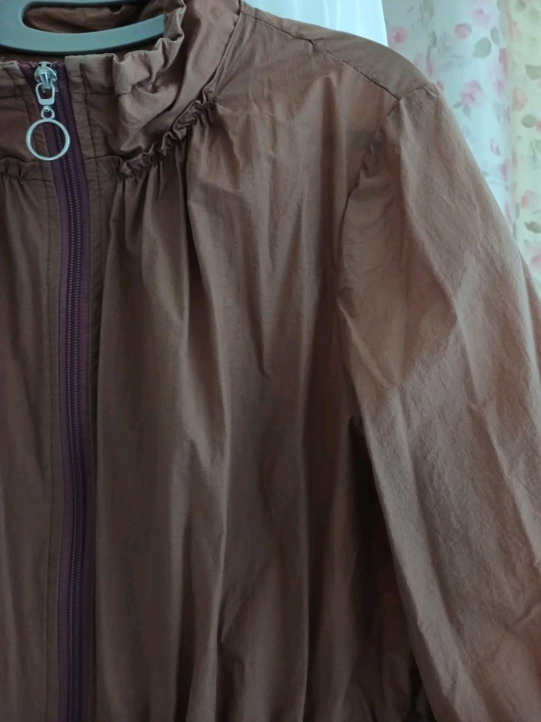브라운 여성 바람막이 자켓 7