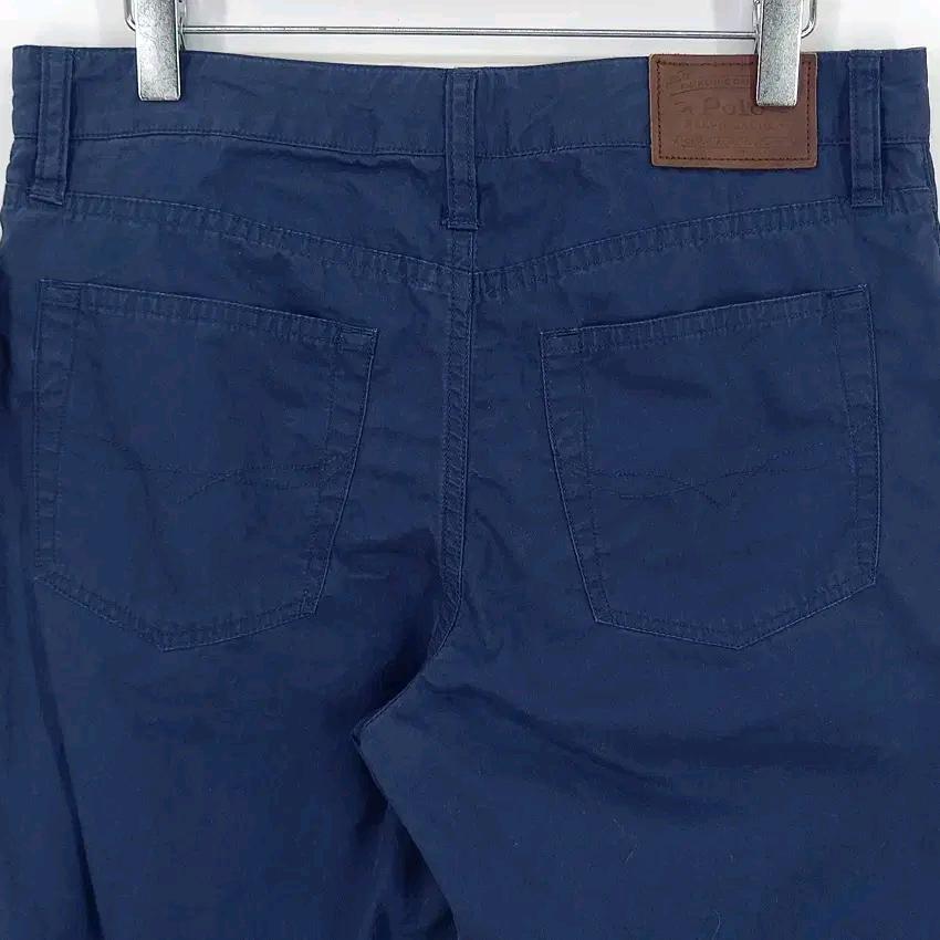 폴로랄프로렌 여성 춘하 일자핏 코튼팬츠 네이비70 (HU44503) 4