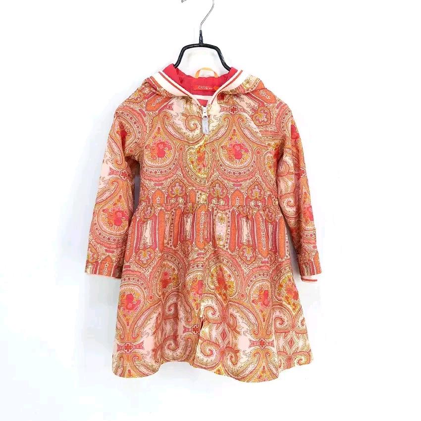 오일릴리 여아동 춘하 후드집업자켓 오렌지104(4Y) (HU44511) 2