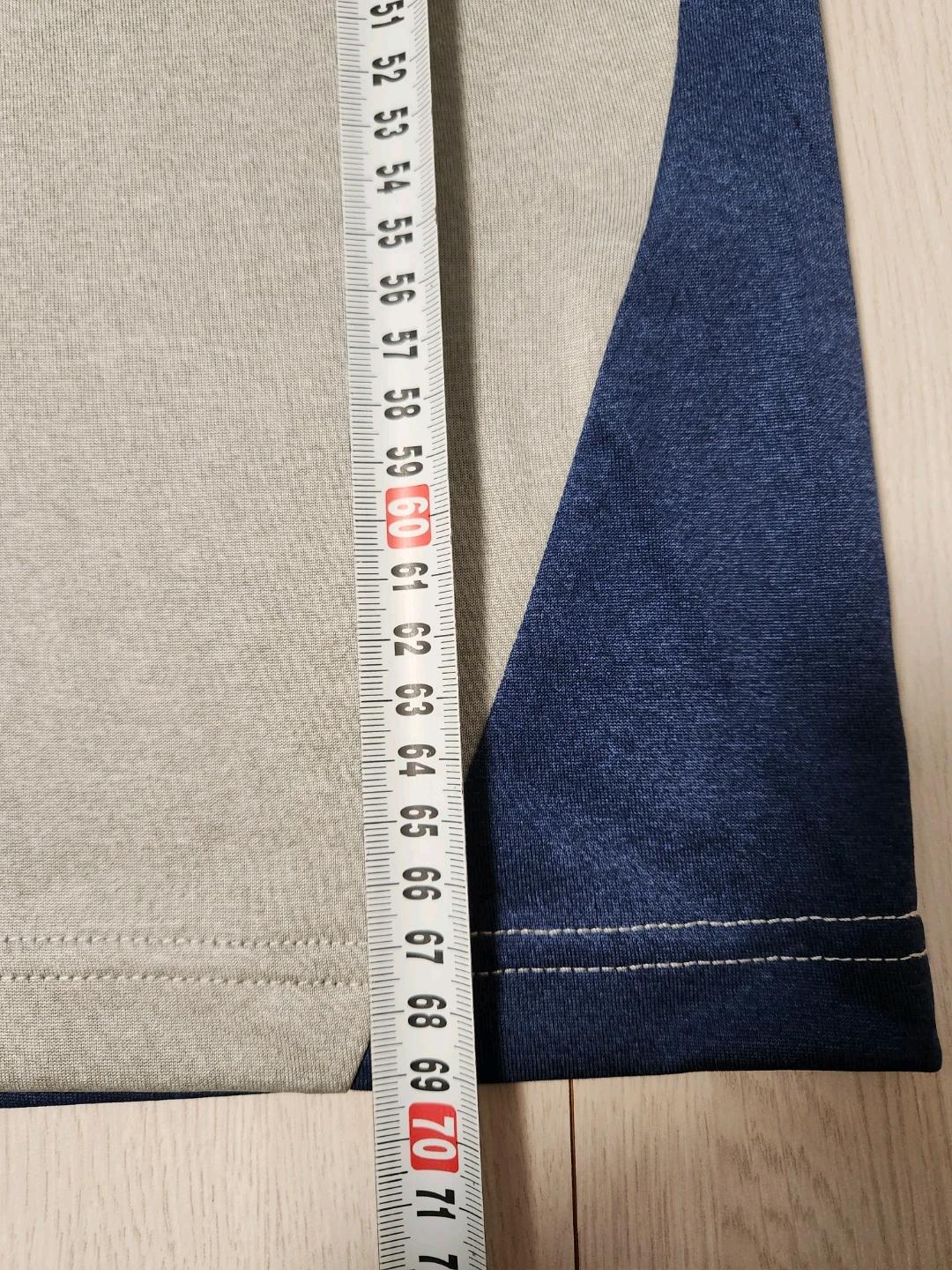 택 새상품) 콜핑 멜란지 원단 기능성 쿨링 긴팔 반집업 티셔츠 블레스 사이즈110 xxl 8