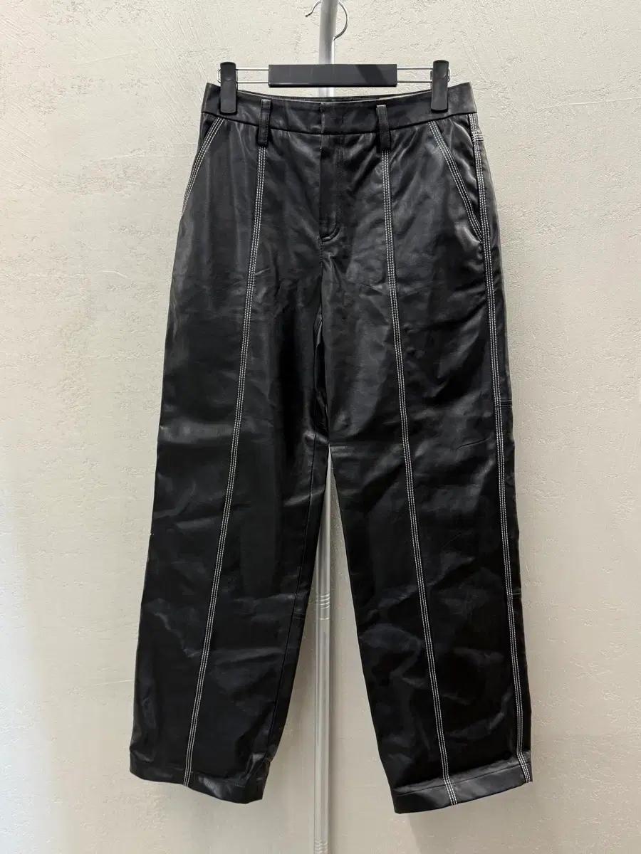 MATIN KIM 마뗑킴 stitch eco leather pants M 3