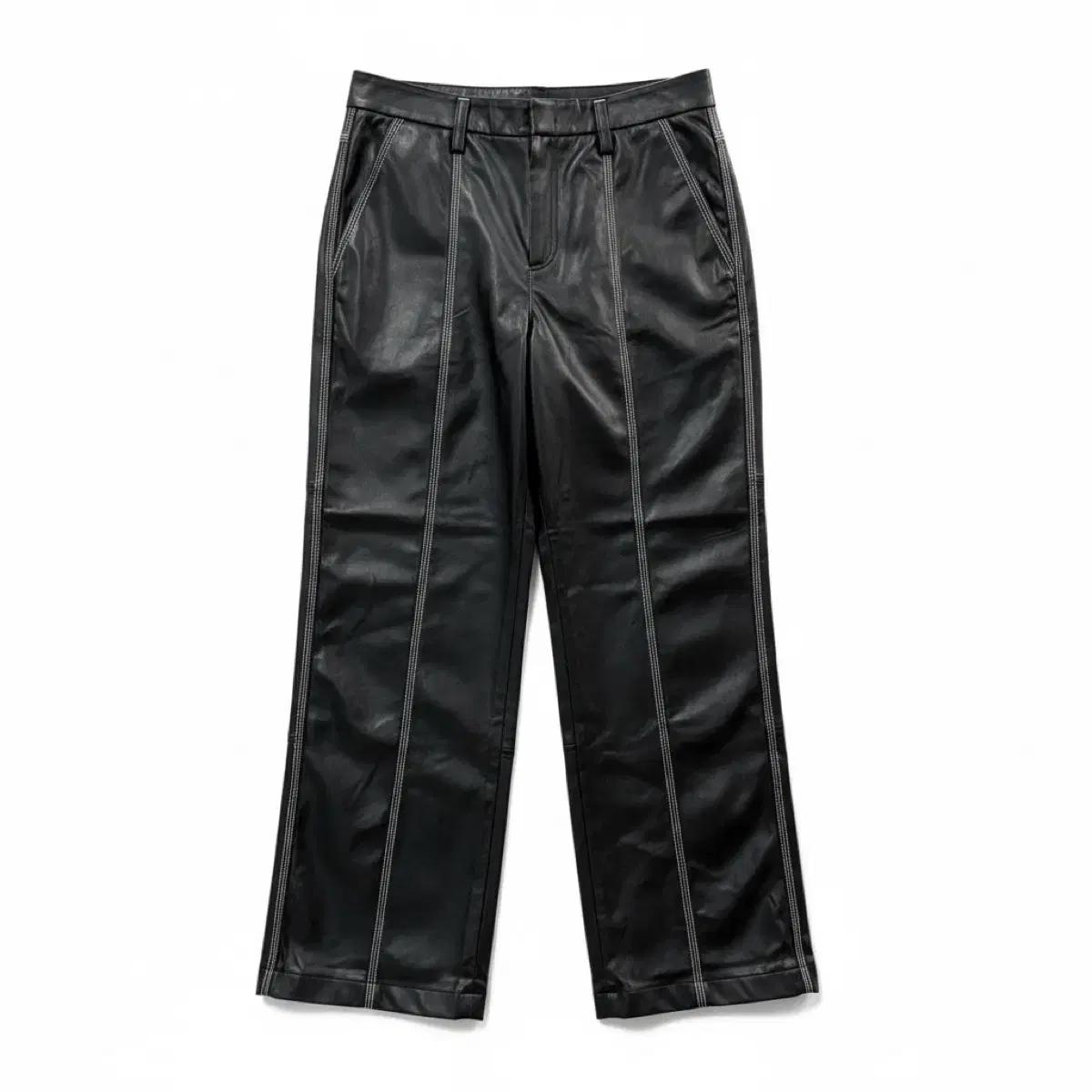 MATIN KIM 마뗑킴 stitch eco leather pants M 2